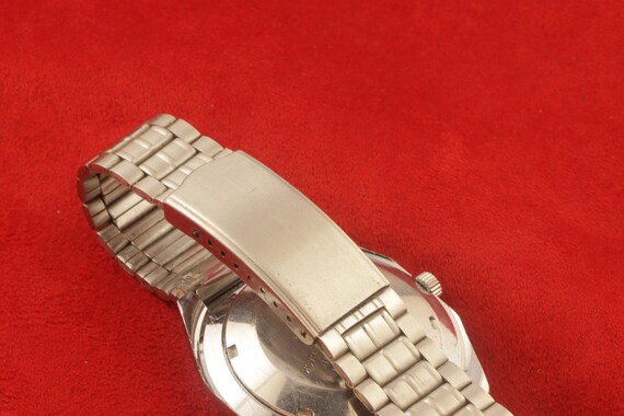 Vintage VOKEN Automatic Mens WHITE DIAL Japan Working Wrist Watch