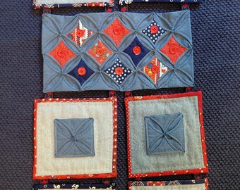 Blue Jean Pockets Hanging