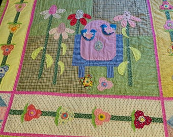 Garden Party Child's Quilt