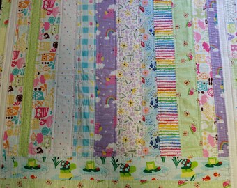 Rows and Flows Baby Quilt