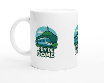 Auvergne / Combrailles / Puy de Dome Ceramic Coffee Cup
