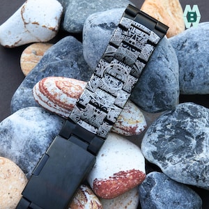for Garmin Forerunner Eternal Calender Metal Watch Band Personalize Quickfit Strap 965 955 945 935 745 645 935 265 255 245 165 55 LTE Solar