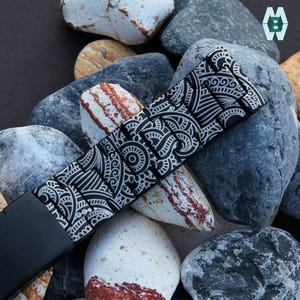 for Samsung Galaxy Watch Mystic Waves Metal Bands Personalize Stainless Steel Strap Wristband Galaxy Watch 2 3 4 5 6 7 Pro Classic Active