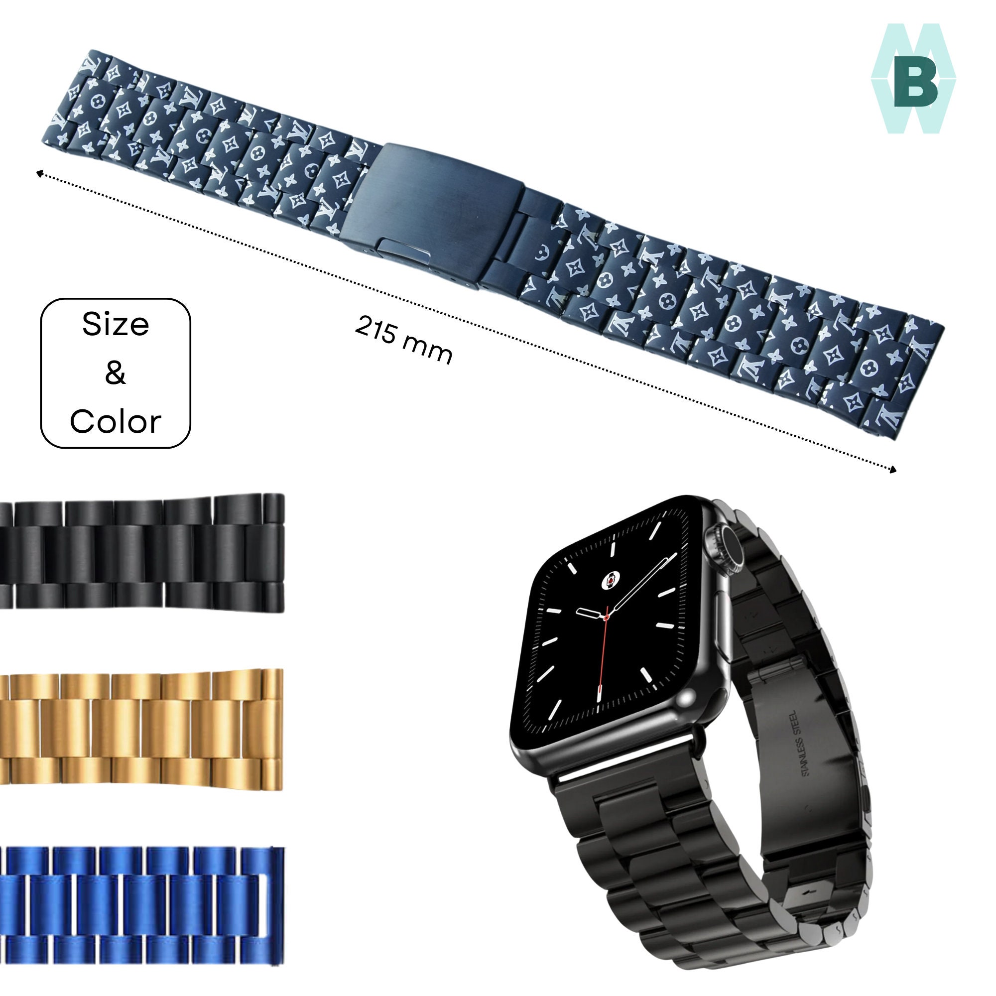 For Garmin Forerunner Designer Metal Watch Band Personalize