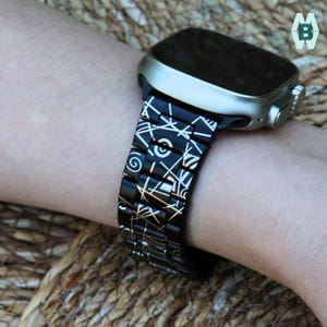 for Samsung Galaxy Watch Linear Flow Metal Bands Personalize Stainless Steel Strap Wristband Watch Watch 2 3 4 5 6 7 Pro Classic Active