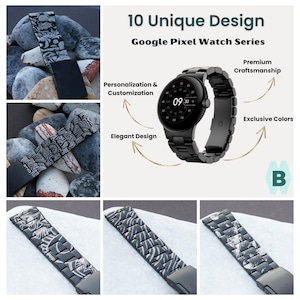 for Google Pixel Smart Watch Designer Metal Bands Personalize Stainless Steel Strap Customize Wristband Pixel 1 2 3 41mm Bracelet