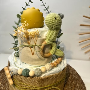 Diaper cake mini Dino Unisex