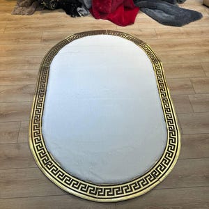 White Gold Soft Plush Faux Fur Rug | Luxury Soft Rug | Fluffy Rug | Plush Rug for Room Decor | Shaggy Luxury Soft Rug | Modern Home Decor
