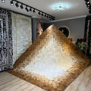 Brauner Rindsleder Patchwork Teppich | Naturleder Teppich | Individueller Hausteppich | Boho Wohnzimmer Dekor | Dekorativer Rindsleder Teppich
