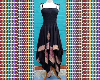 green emerald velvet dress Awesome Moon, Stars Maxi Dress  Hippie Vibe Tribe