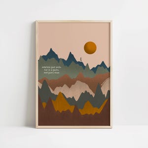 Dein Weg - Kunstdruck