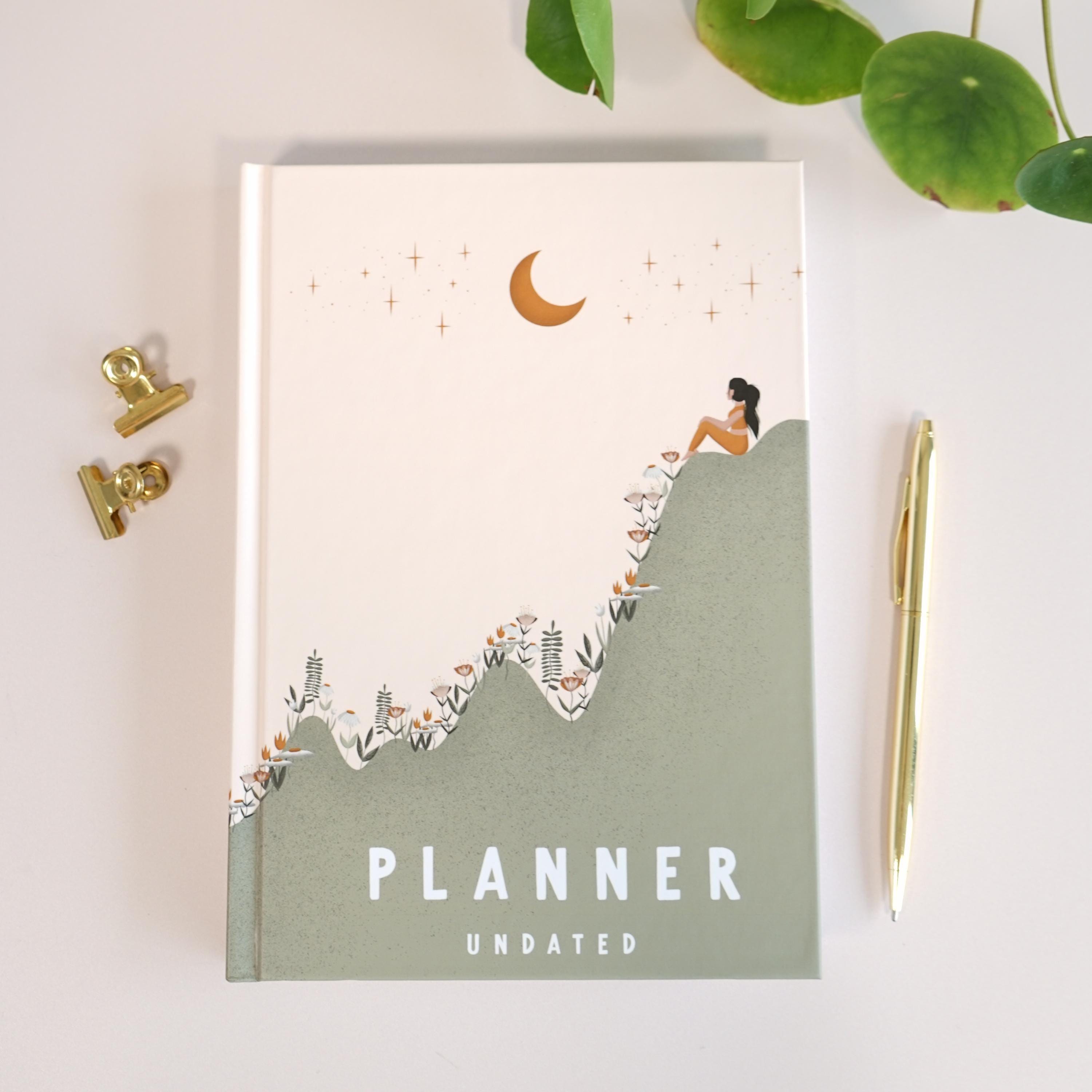 The 2025 Undated Planner | A5 Hardcover | Week To View
