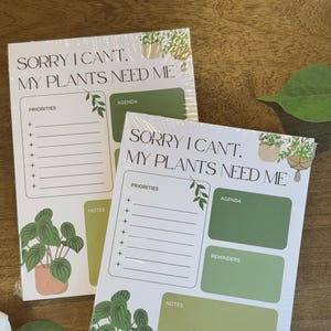 Plant Lover Notepad: Boho Stationery, Gardening Gifts