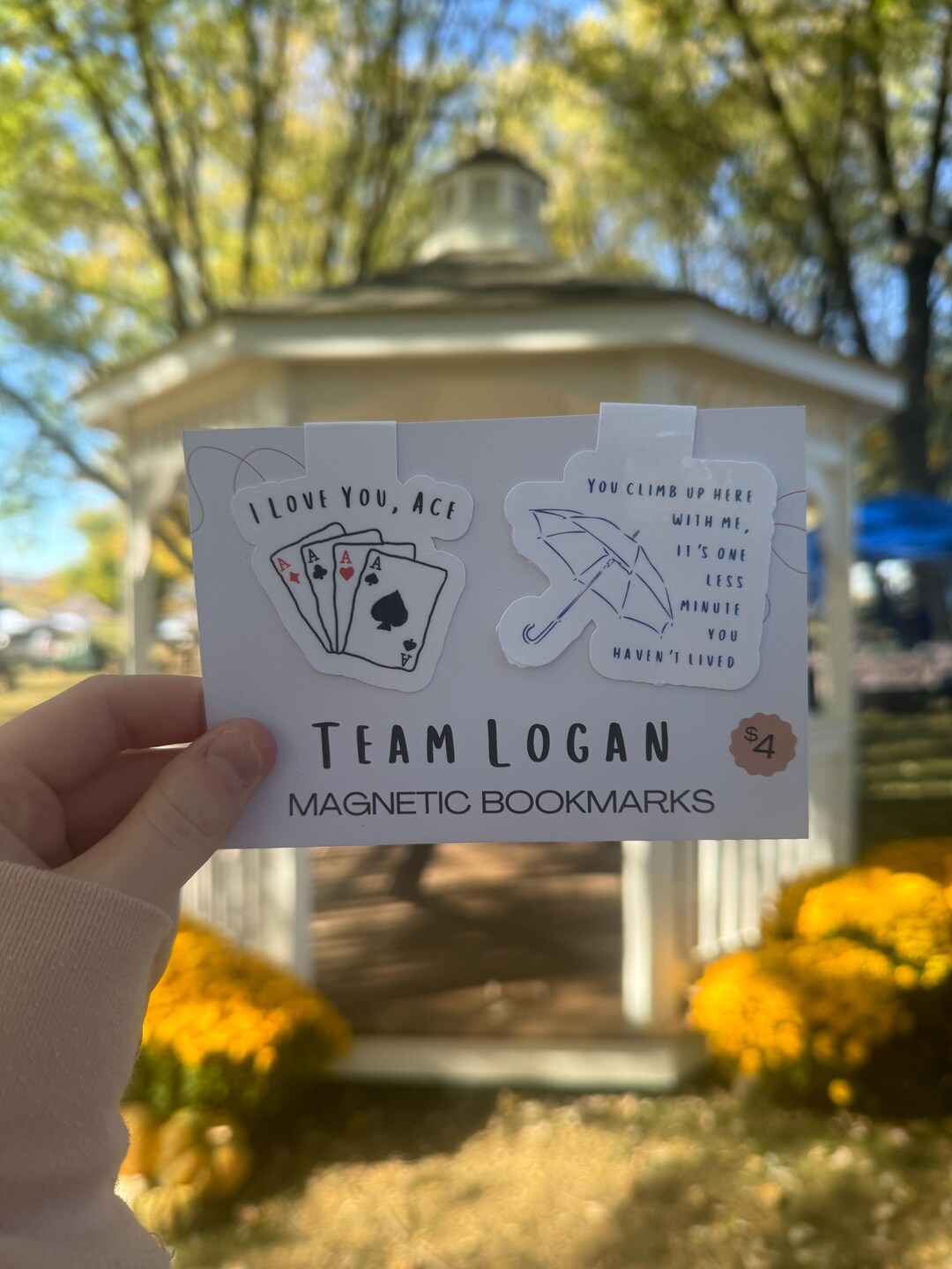 Team Logan Magnetic Bookmarks set of 2 - Etsy