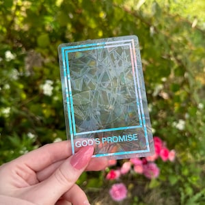 SUNCATCHER STICKER Christian, Regenbogen Suncatcher Fenster, Genesis Rainbow Maker, Stocking Stuffers, Christian Raumdekor, christliche Aufkleber