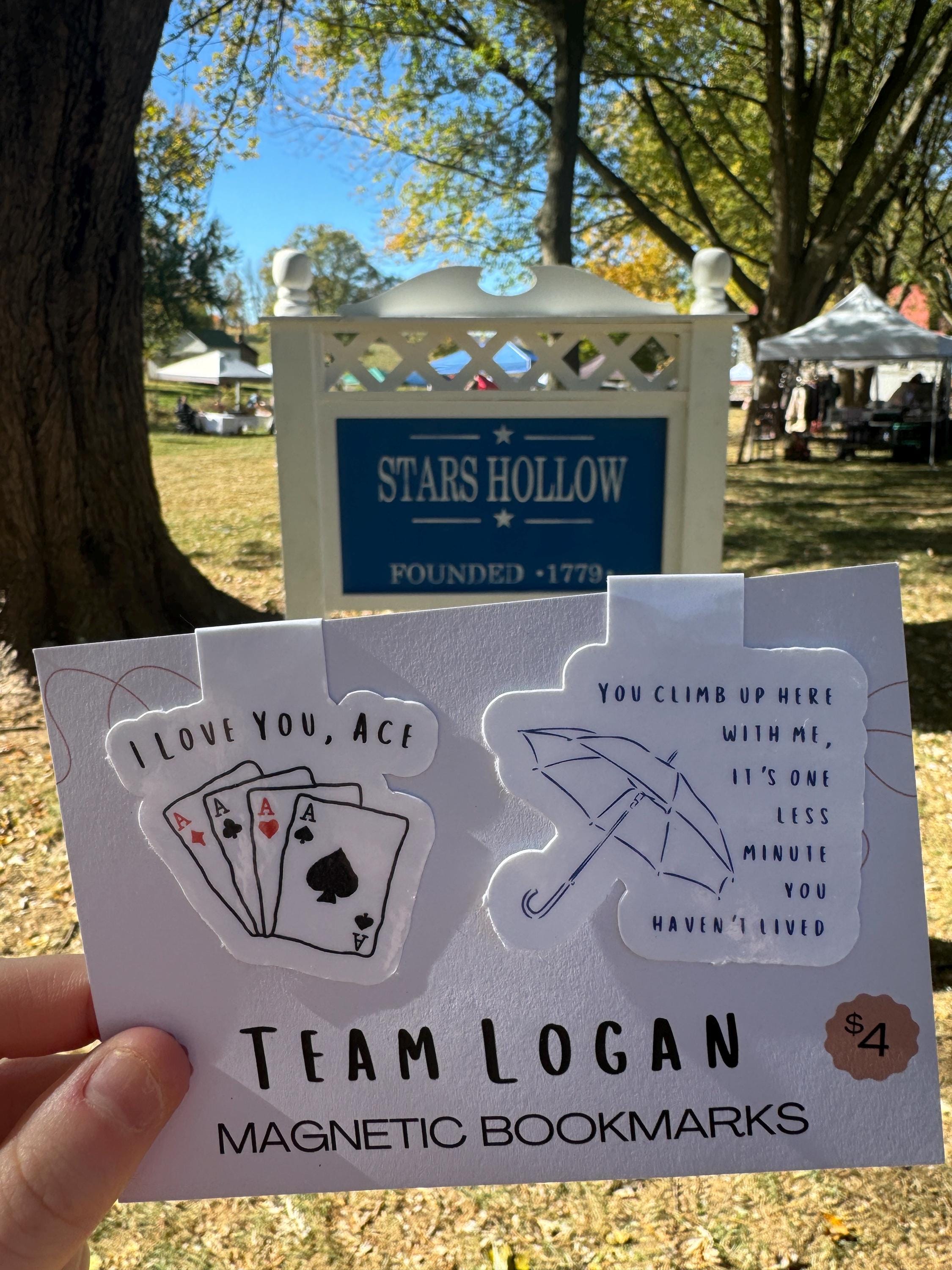 Team Logan Magnetic Bookmarks set of 2 - Etsy