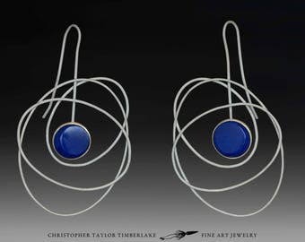 Hubble Lapis Orbit Earrings