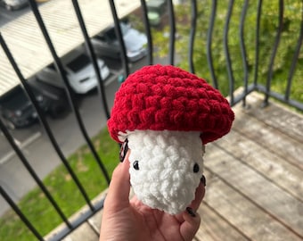 Crochet Mushroom Fidget Toy: Handmade Plushie for ADHD