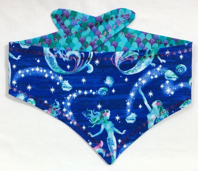 Medium Celestial Mermaid Dog Bandanna