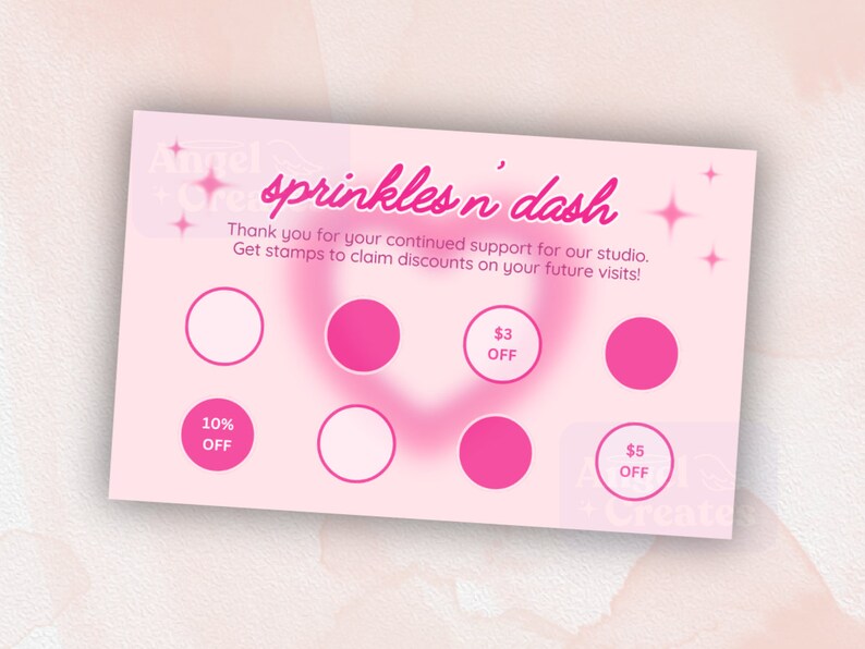 Editable Loyalty Rewards Card Template Canva Stamp Card Punch Card Editable Loyalty Rewards Card Template Canva Stamp Card Punch Card