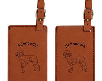 Schnoodle Standing Luggage Tag 2 Pack L3890