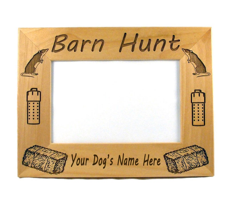 Barn Hunt Picture Frame 4x6 photo Landscape image 0