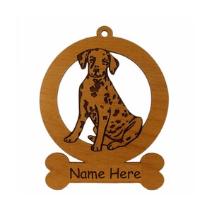 Dalmatian Puppy Ornament 083045 Personalized With Your Dog's Name