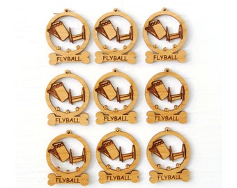 9 Mini Flyball Ornaments