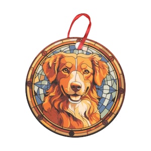 Nova Scotia Duck Tolling Retriever - Toller- Holographic Ornament