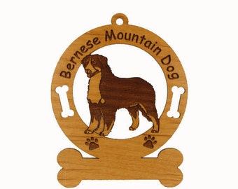 1714 Bernese Mountain Dog Personalized Ornament