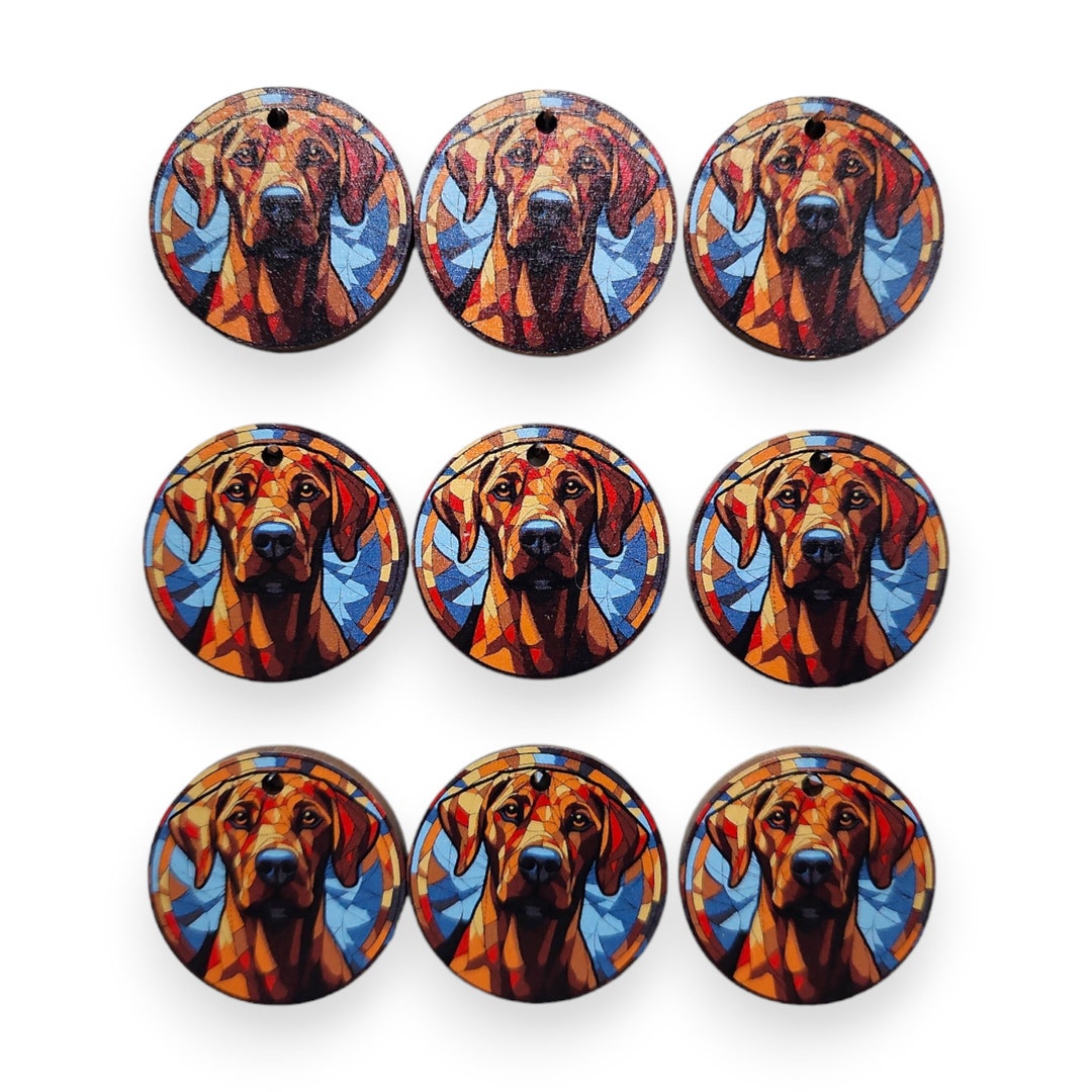 Rhodesian Ridgeback Mini Dog Ornaments Box of 9 - Etsy