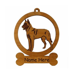 Belgian Malinois Ornament Personalized With Your Dog&#39;s Name 081623