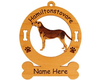Hamiltonstovare Dog Ornament Personalized with Your Dog's Name 3334