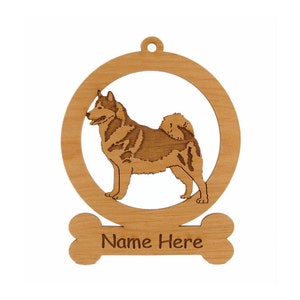 Alaskan Malamute Standing Ornament 081182 Personalized With Your Dog's Name