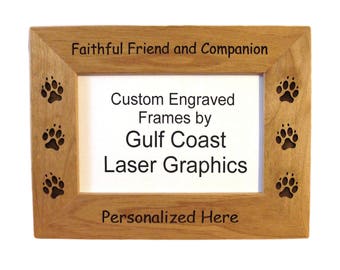 Faithful Friend and Companion Picture Frame (4x6 photo) Landscape