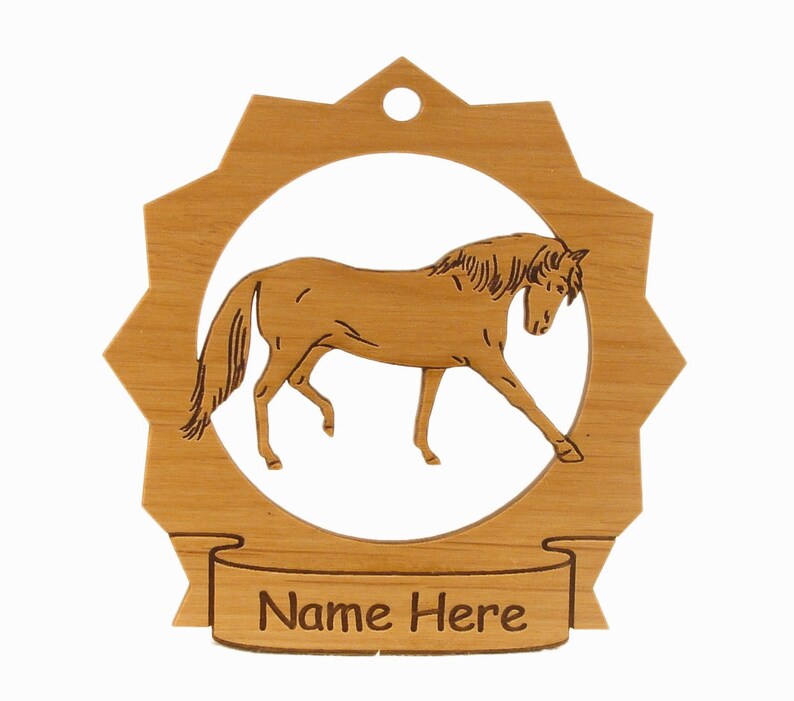 Andalusian Horse Wood Ornament 088016 Personalized With Your image 0