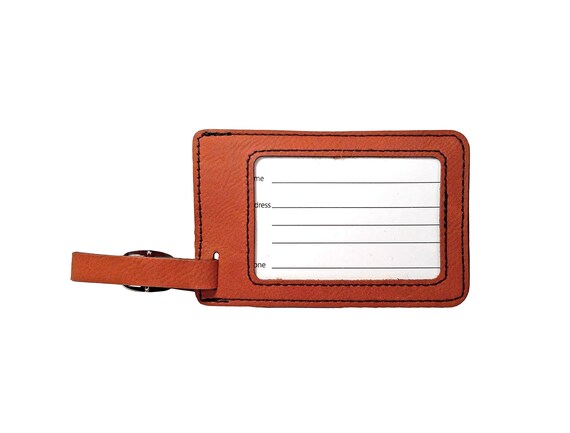 Smooth Dachshund Standing Luggage Tag 2 Pack L3040 FREE SHIPPING