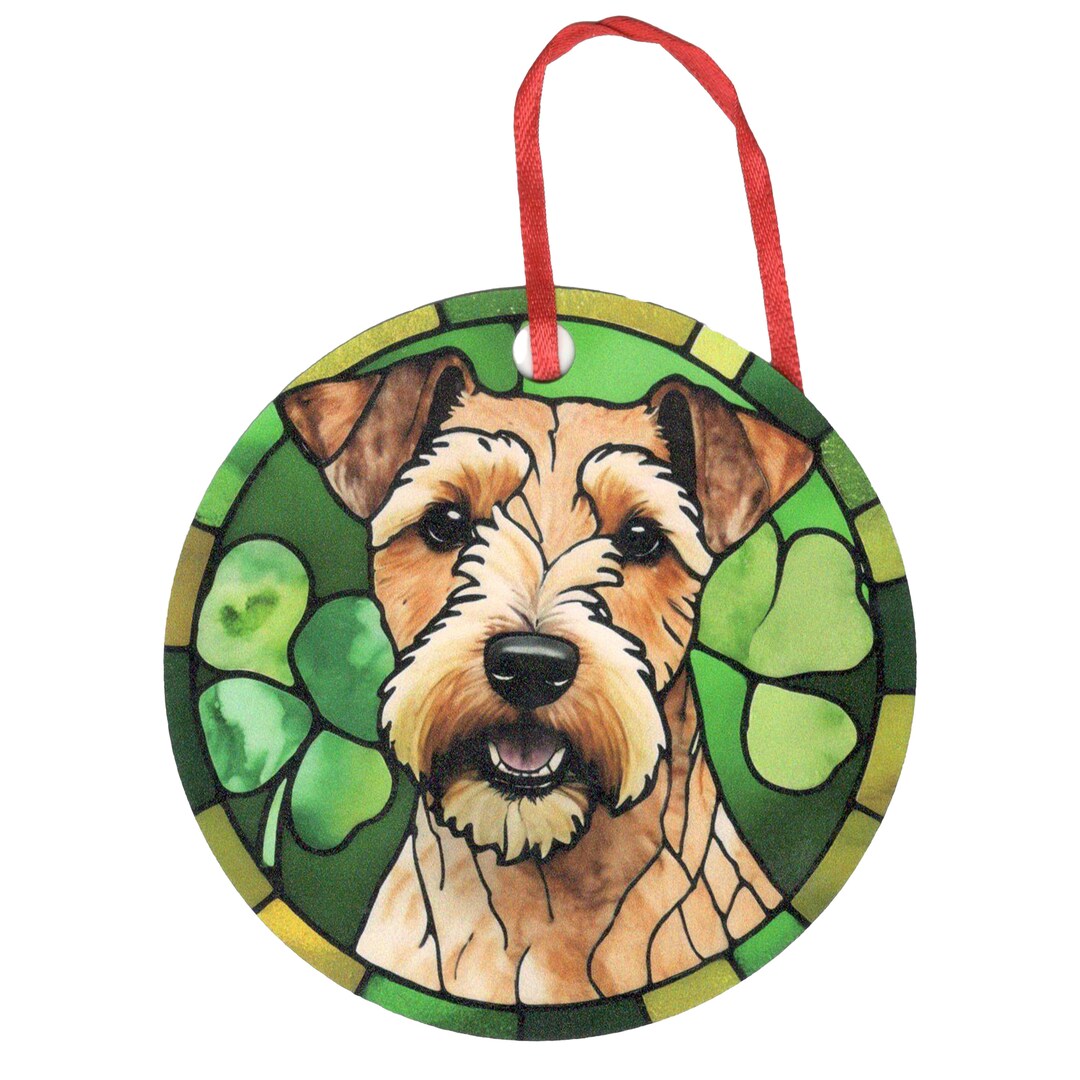 Irish Terrier Design Holographic Dog Ornament - Etsy