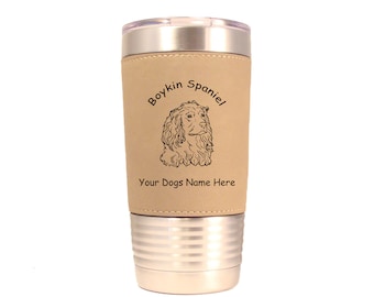 Boykin Spaniel Tumbler: Personalized Dog Breed 20oz Polar Camel