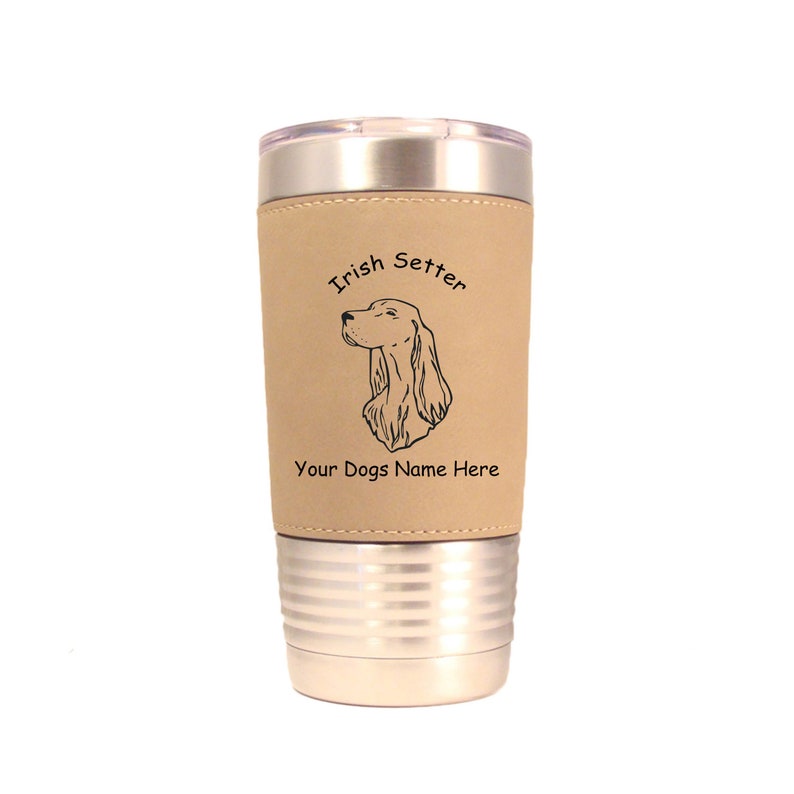 3372 Irish Setter Head 20oz Polar Camel Tumbler with Lid image 0