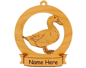 Duck Ornament Personalized with Your Duck's Name