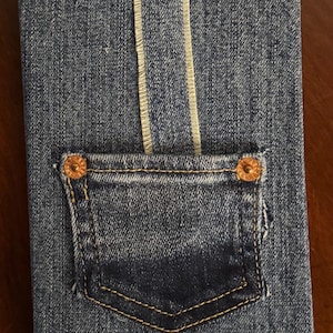 Mini Pocket Denim Journal