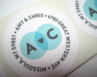 Name labels for wedding invitations