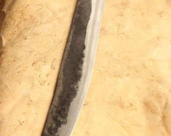 Highly Tempered Handmade Pirate Sword - Big Blade with Leather Sheath | Best Gift