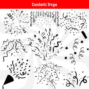 Confetti svg, confetti clipart, birthday svg, party svg, confetti pattern, confetti borders, confetti vector, sparkle svg, confetti png