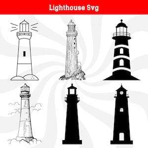 Lighthouse svg, lighthouse clipart, lighthouse silhouette, lighthouse png, ocean lighthouse svg, lighthouse cut file, lighthouse png
