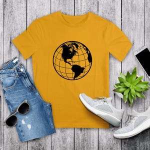 Globus svg, Weltkugel svg, Globus Silhouette, Globus Clipart, Erde svg, Erdesilhouette, Globus Cricut, Erde Vektor, Globus png, Globus svgs Bild 2