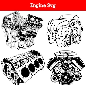 Motor svg, Automotor svg, Motorblock svg, Motor Clipart, Motor svg, mechanische svg, Automotor svg, Motorschnittdateien