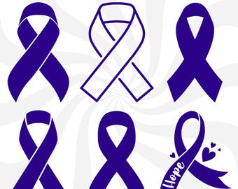 Cancer ribbon svg, awareness ribbon, colon cancer svg, blue ribbon svg, cancer svg, ribbon svg, cancer ribbon clipart, cancer ribbon png
