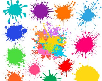 Paint splatter svg, ink splatter svg, paint splatter png, paint splats svg, splash svg, paint splatter clipart, paint splatter shirt svg